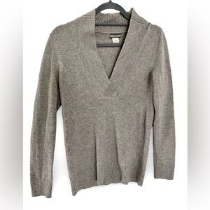 J Crew Cashmere Grey sweater Small Size